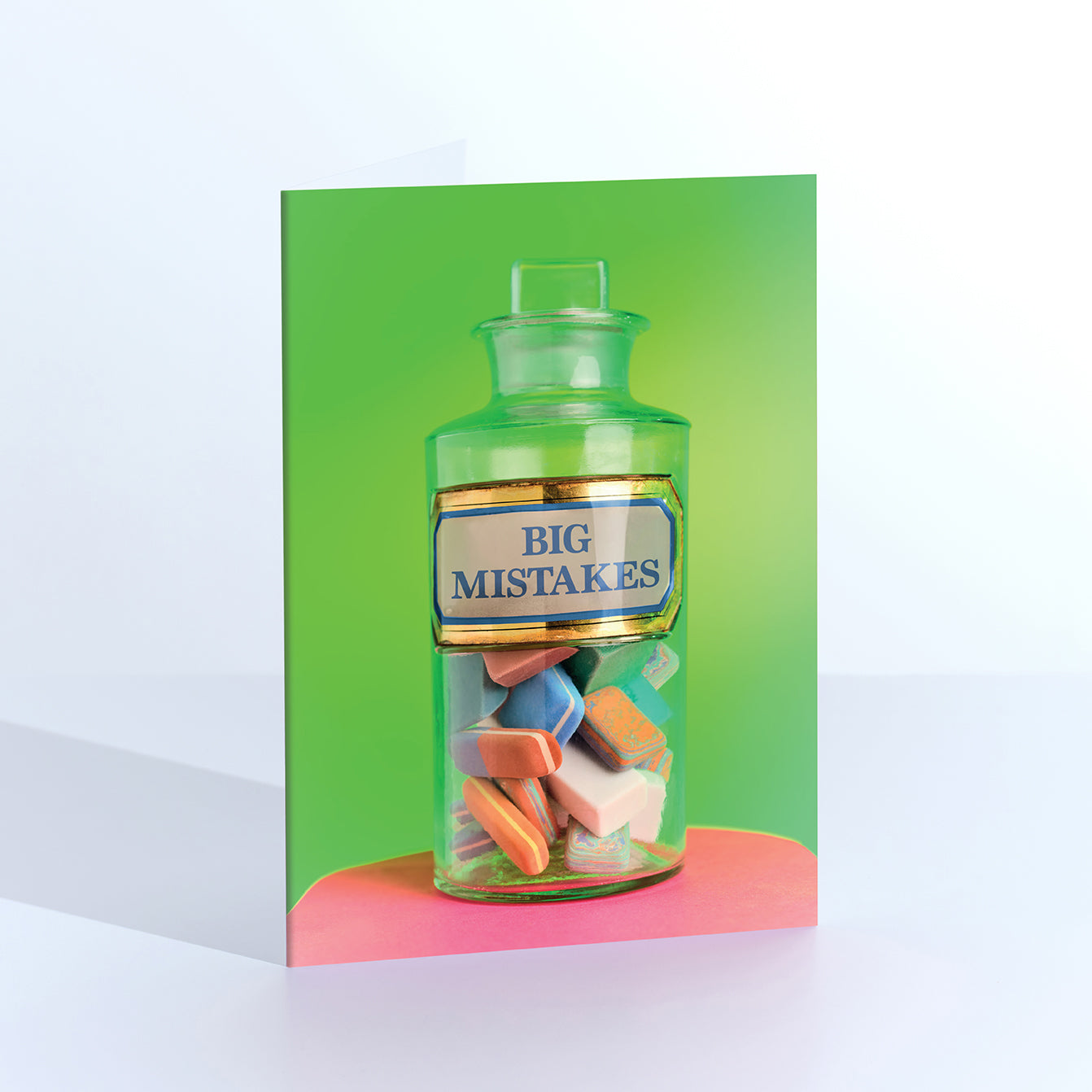 Big Mistakes Greetings Card