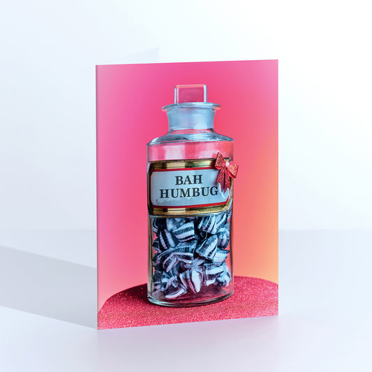 Bah Humbug Christmas Card