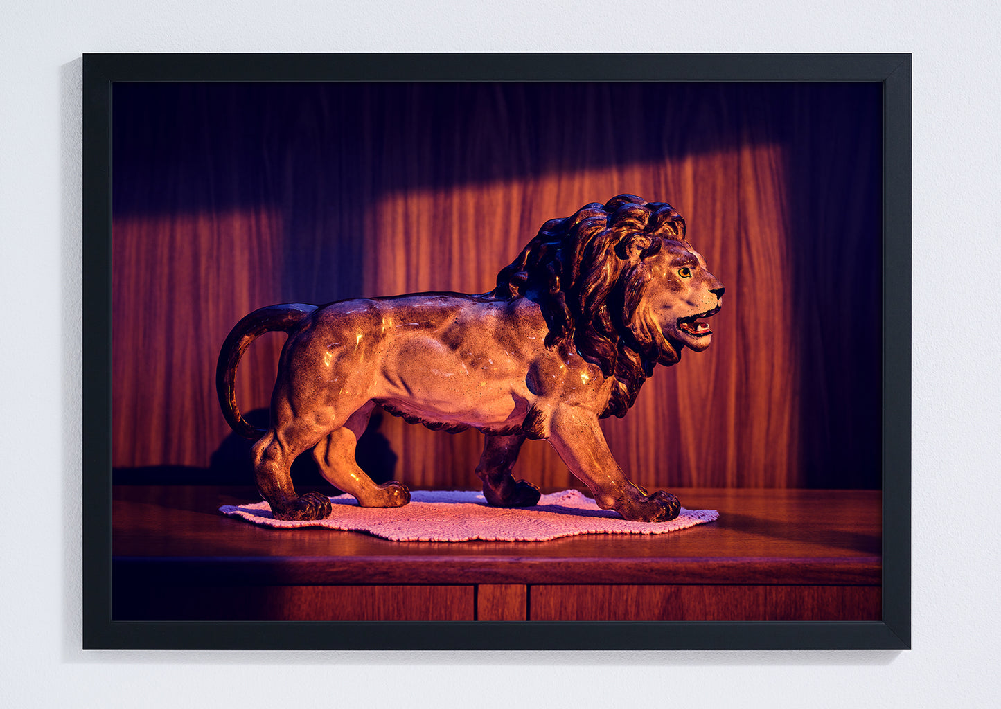 "Nana's house, lion in the early light" giclée photo print