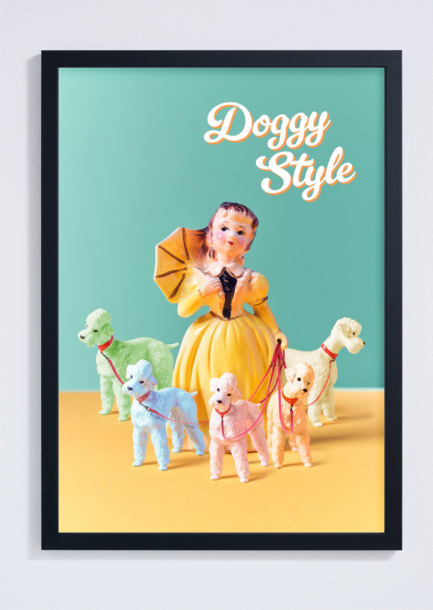 "Doggy style" Poodle Lady Giclée Photo Print