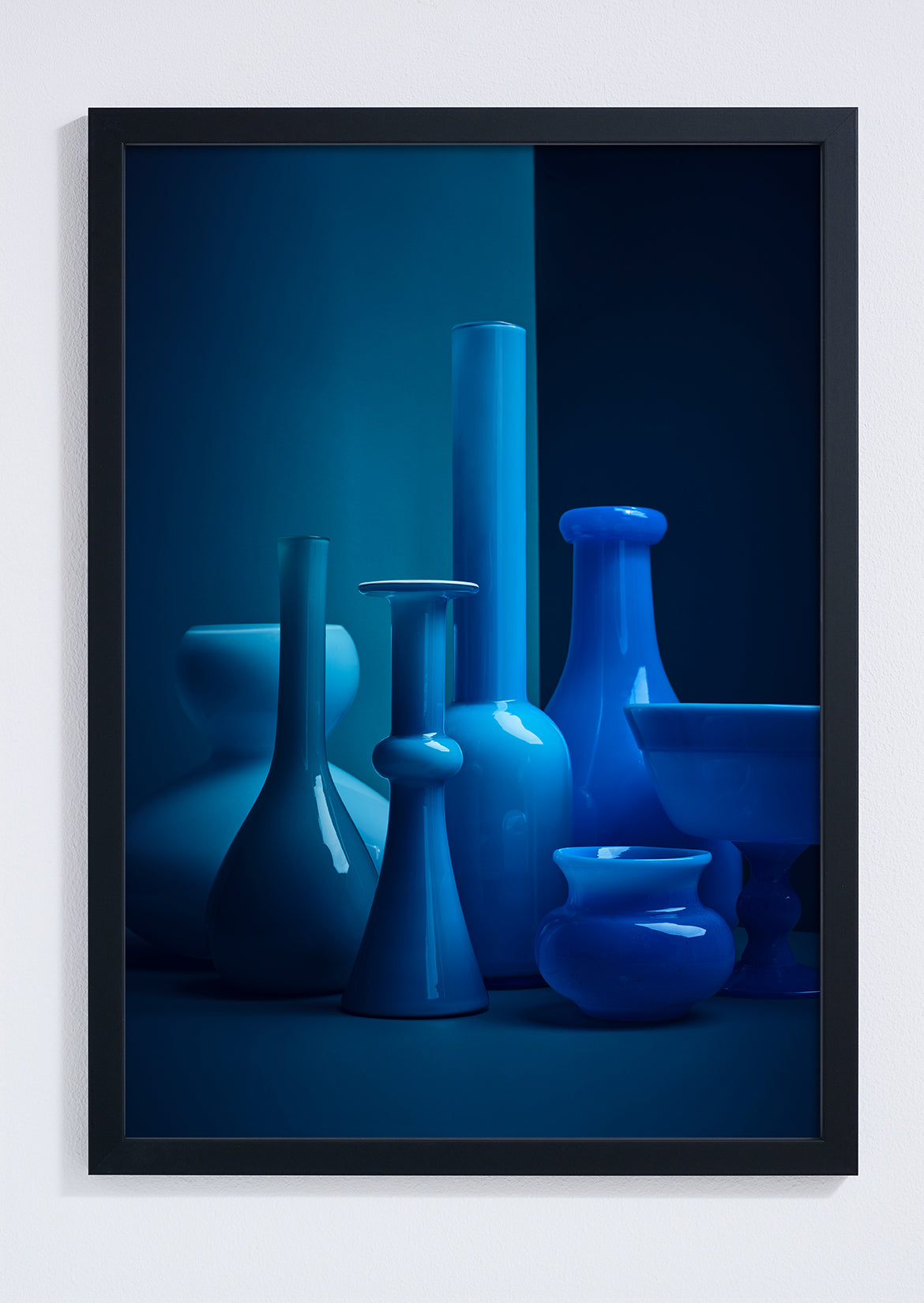 "Mid-century glass ,The Blues" giclée photo print