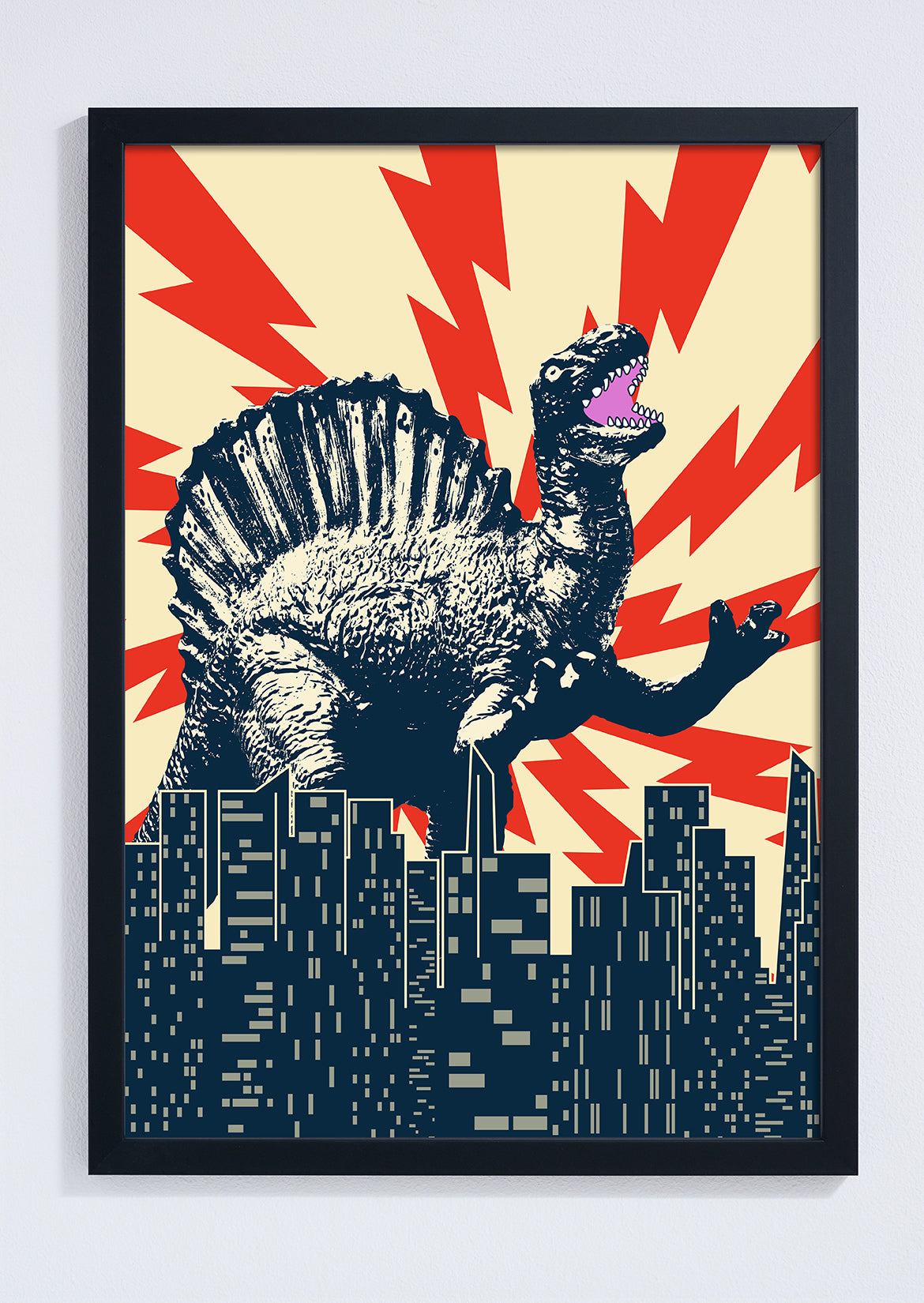 "Monster attack, red " giclée photo print