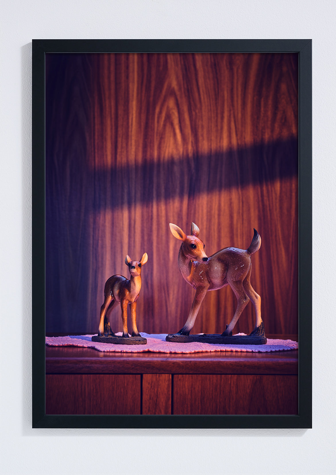 "Nana's house, deer in the early light" giclée photo print