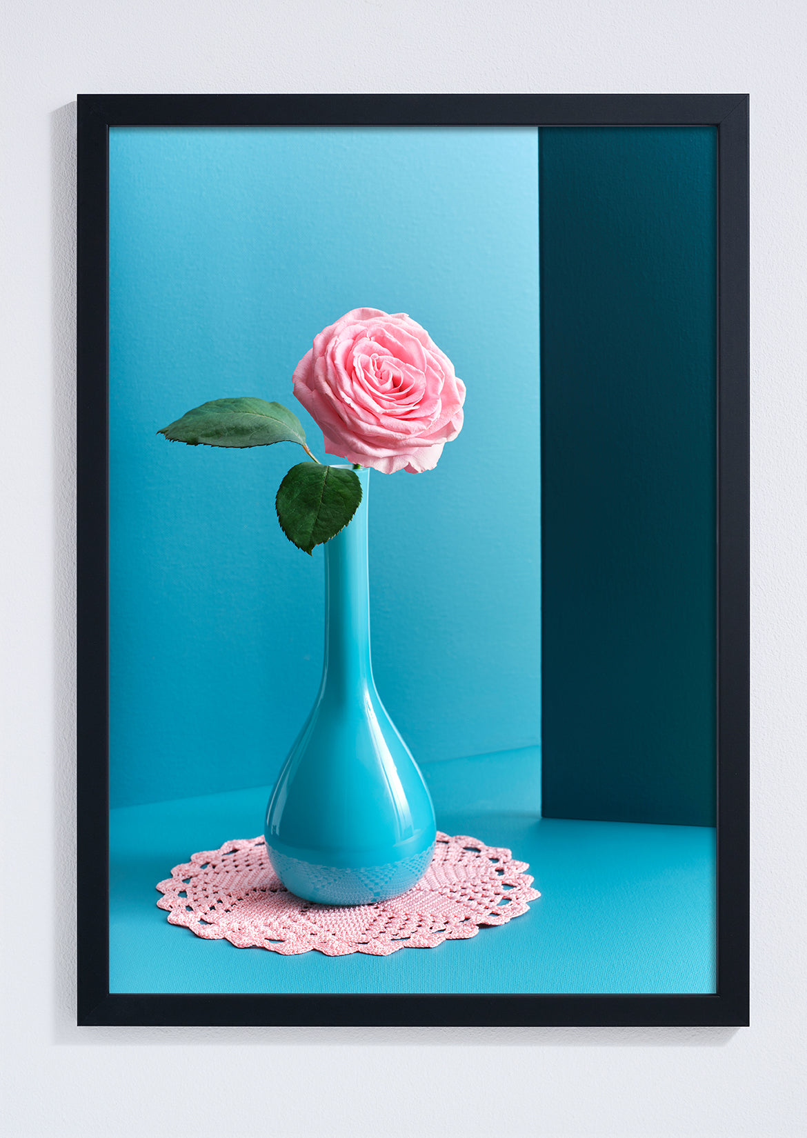 "Nana's house, rose vase" giclée photo print