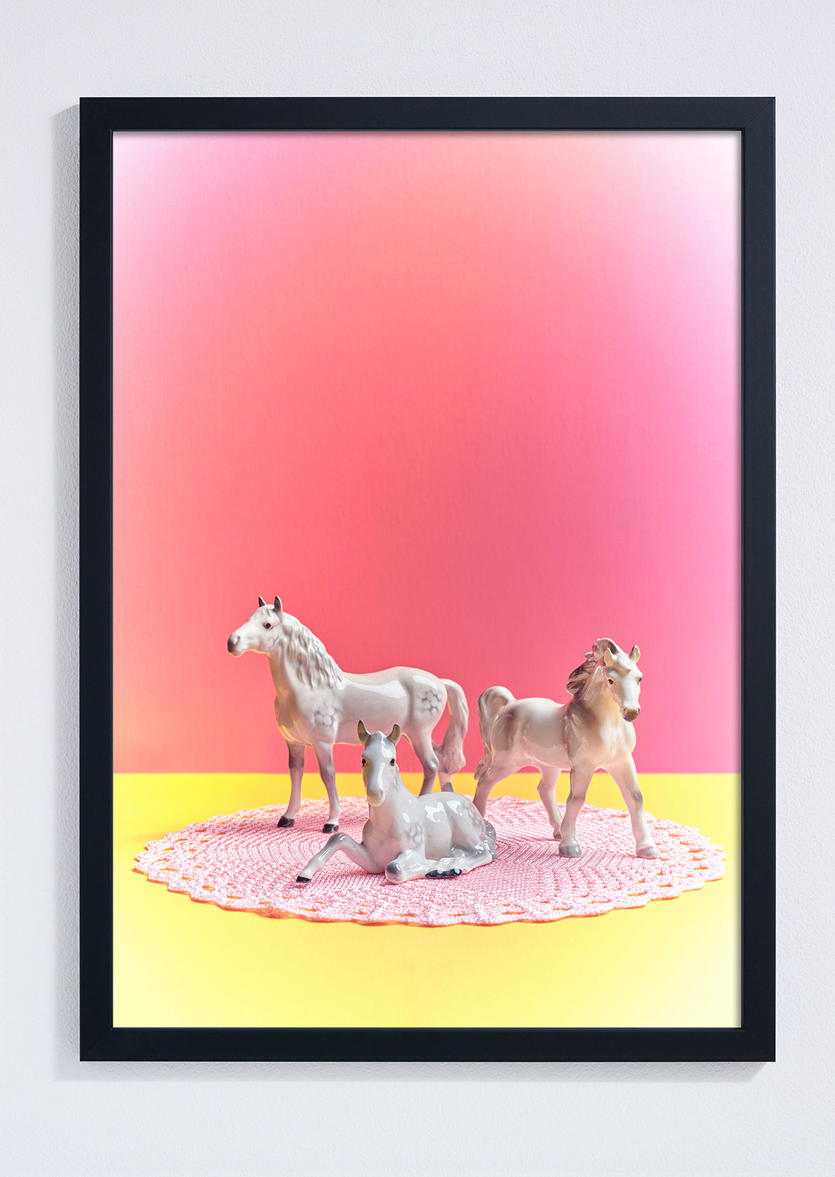 "Nana's house, pink horses" giclée photo print