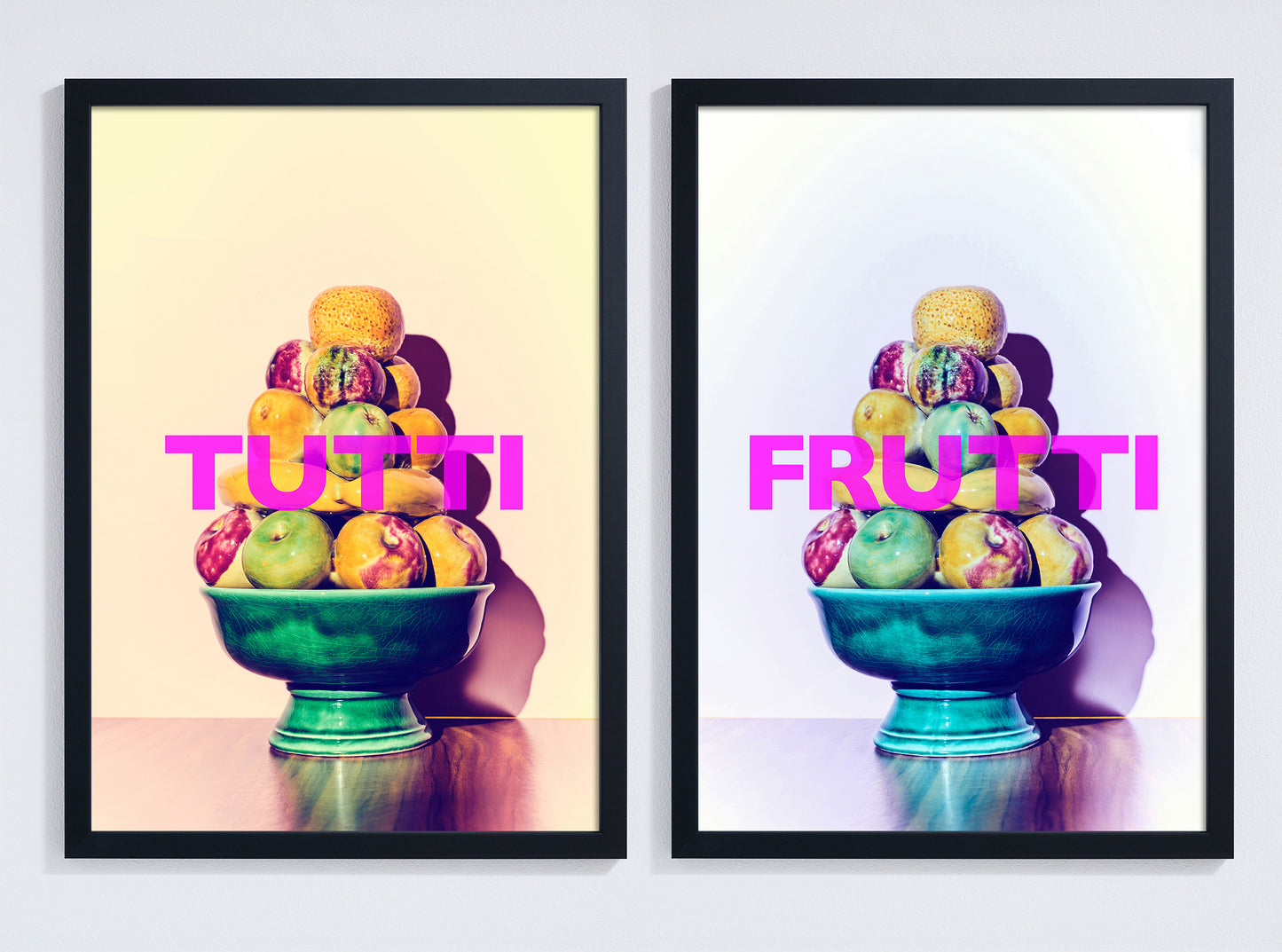 "Tutti Frutti" Fruit Bowl Pair of Photo Prints