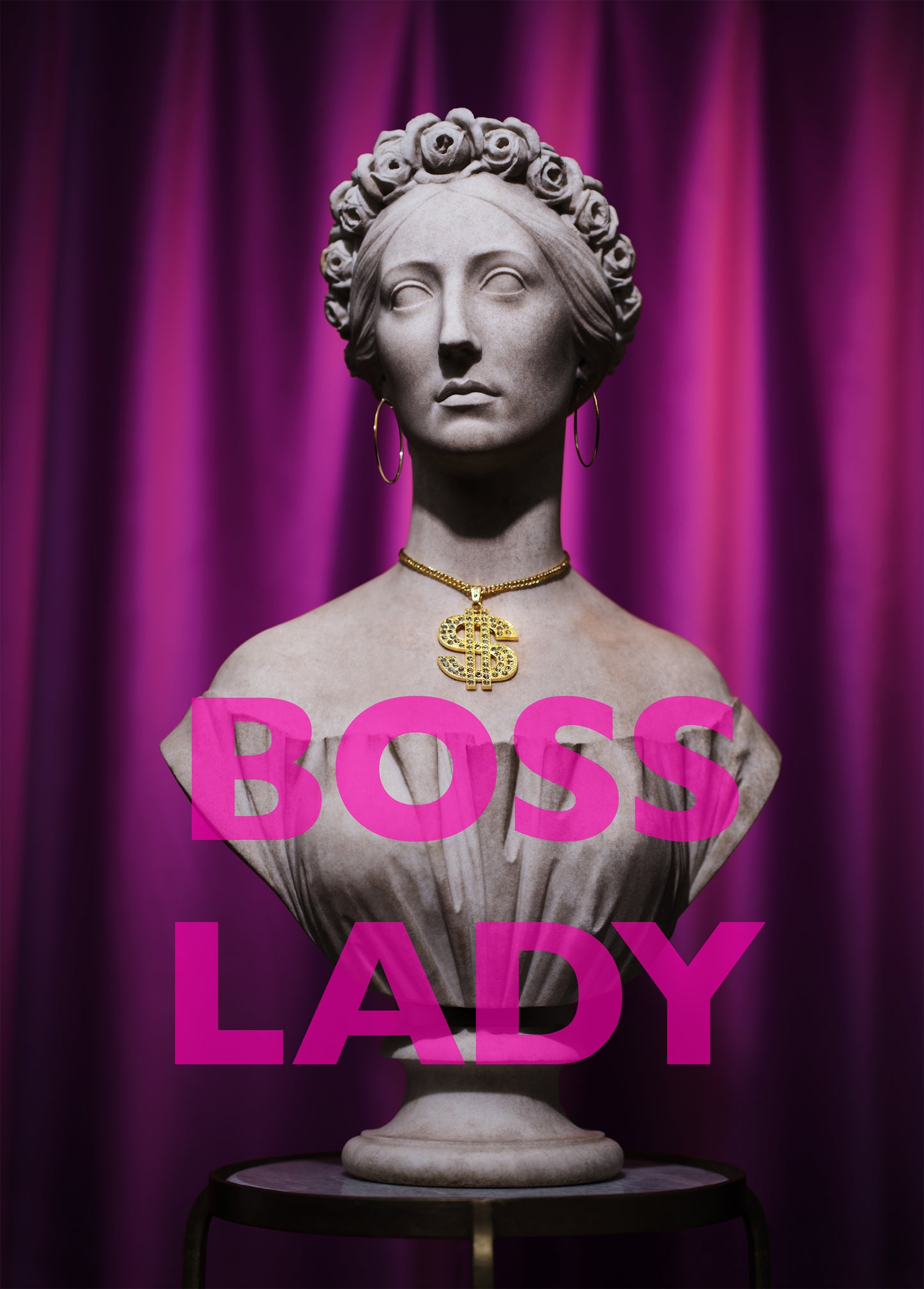 Boss Lady Novelty Sculpture Photo Print