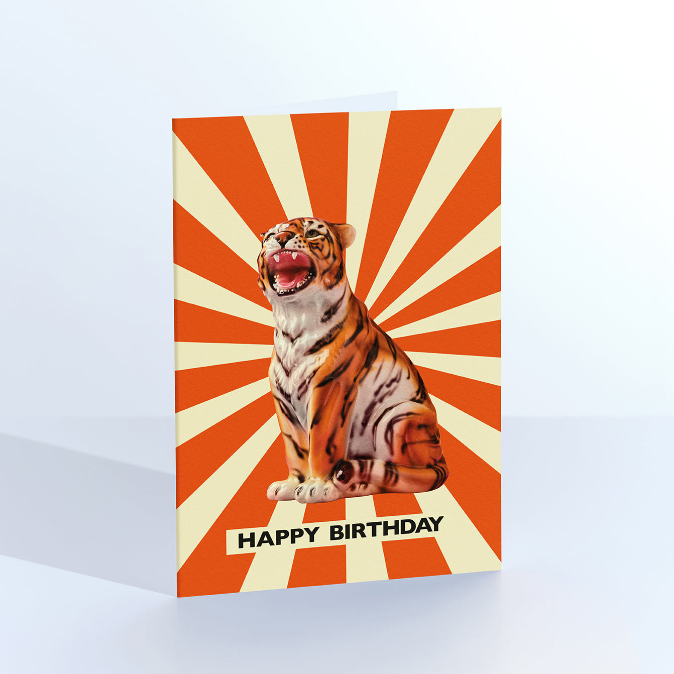 CIrcus Cats Tiger Cub Birthday Greetings Card