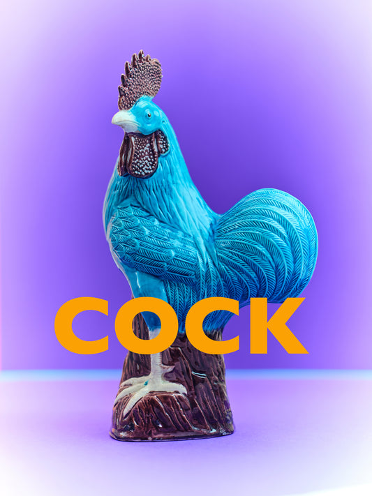Big blue cock giclée photo print