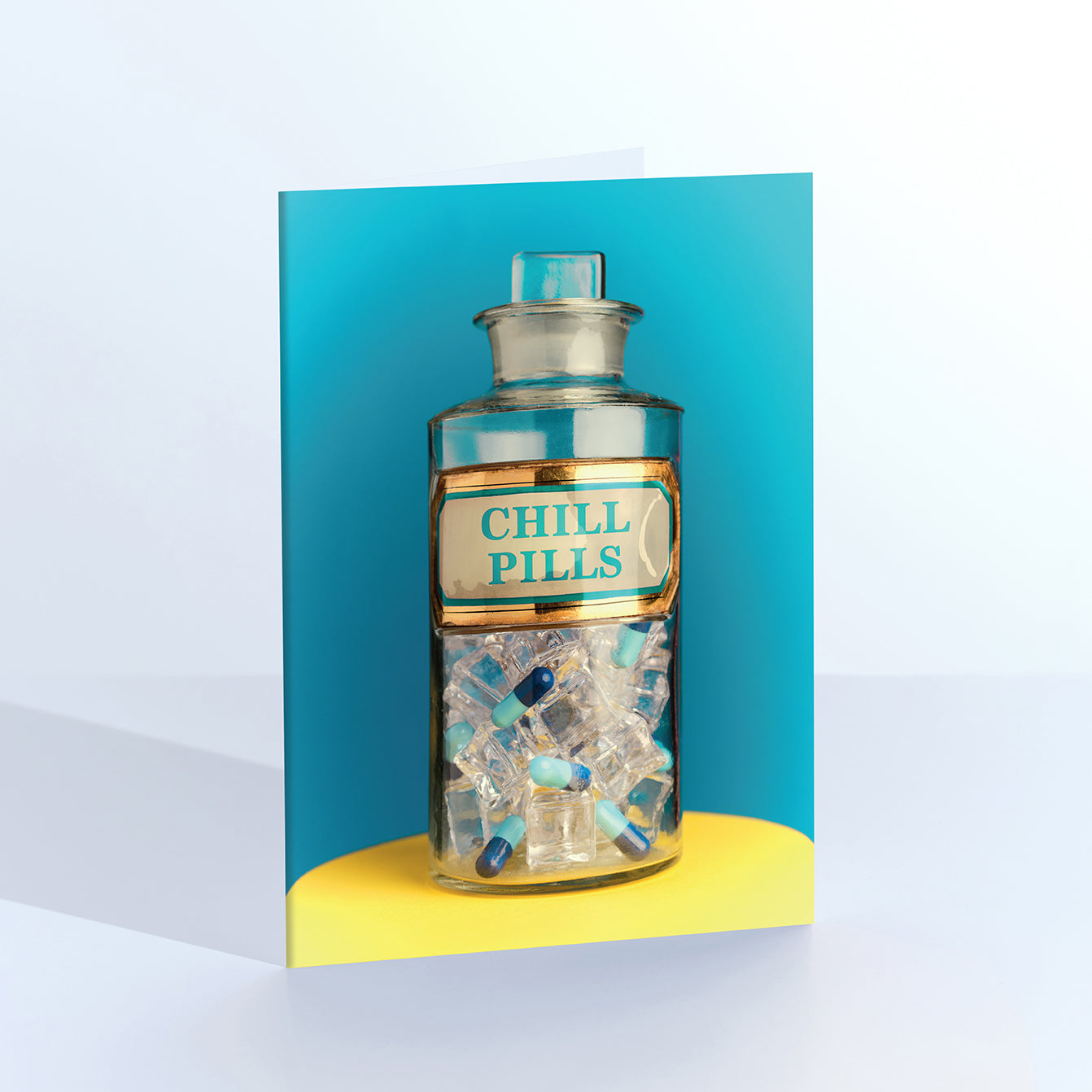 Chill Pills Greetings Card