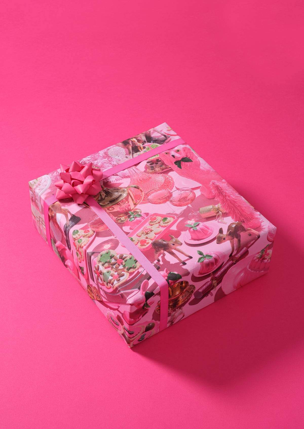 Christmas Table Gift Wrap Sheet