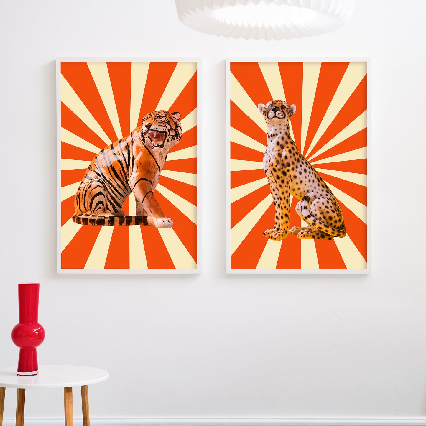 "Circus Cats" pair of giclée photo prints