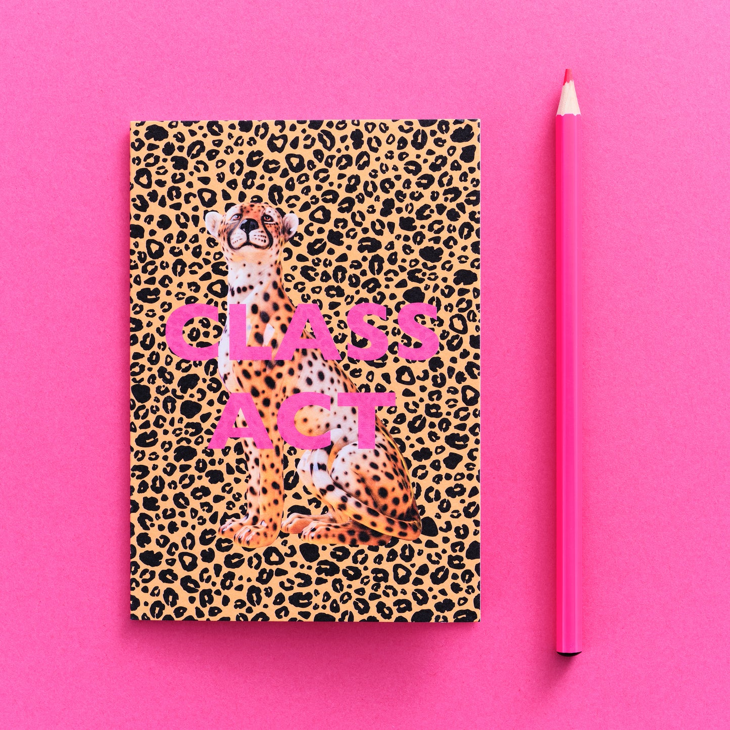 Class Act Cheetah Greetings Card