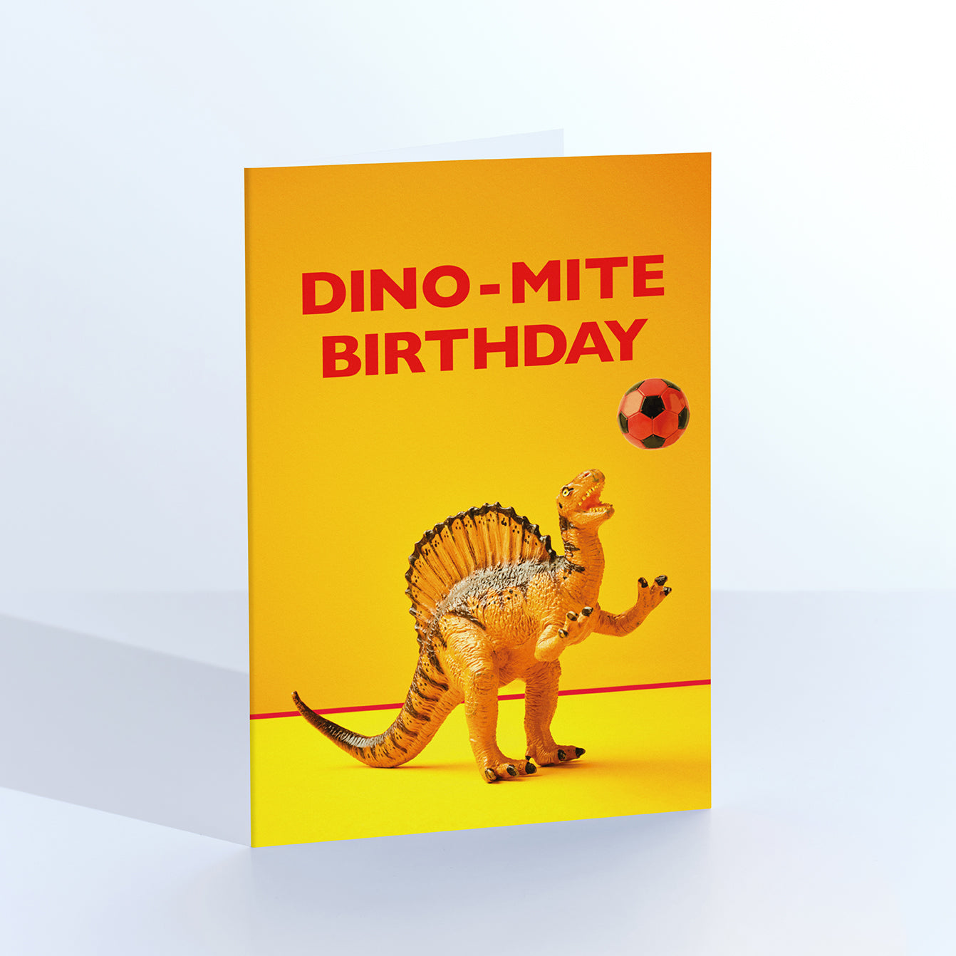 Dino-Mite Birthday Greetings Card