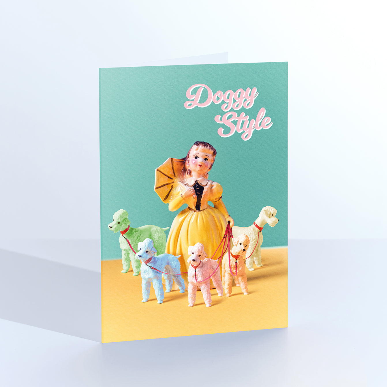 Doggy Style Greetings Card