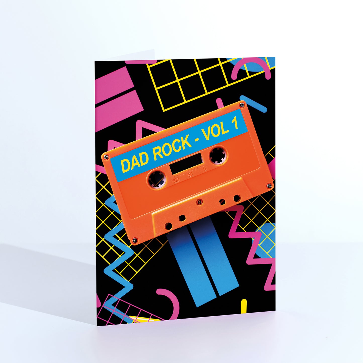 Dad Rock Vol 1 Mix Tape Card