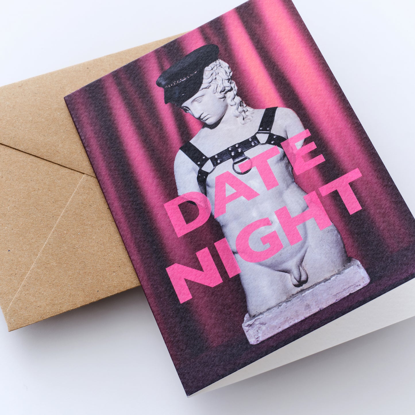 Date Night Sculpture Greetings Card