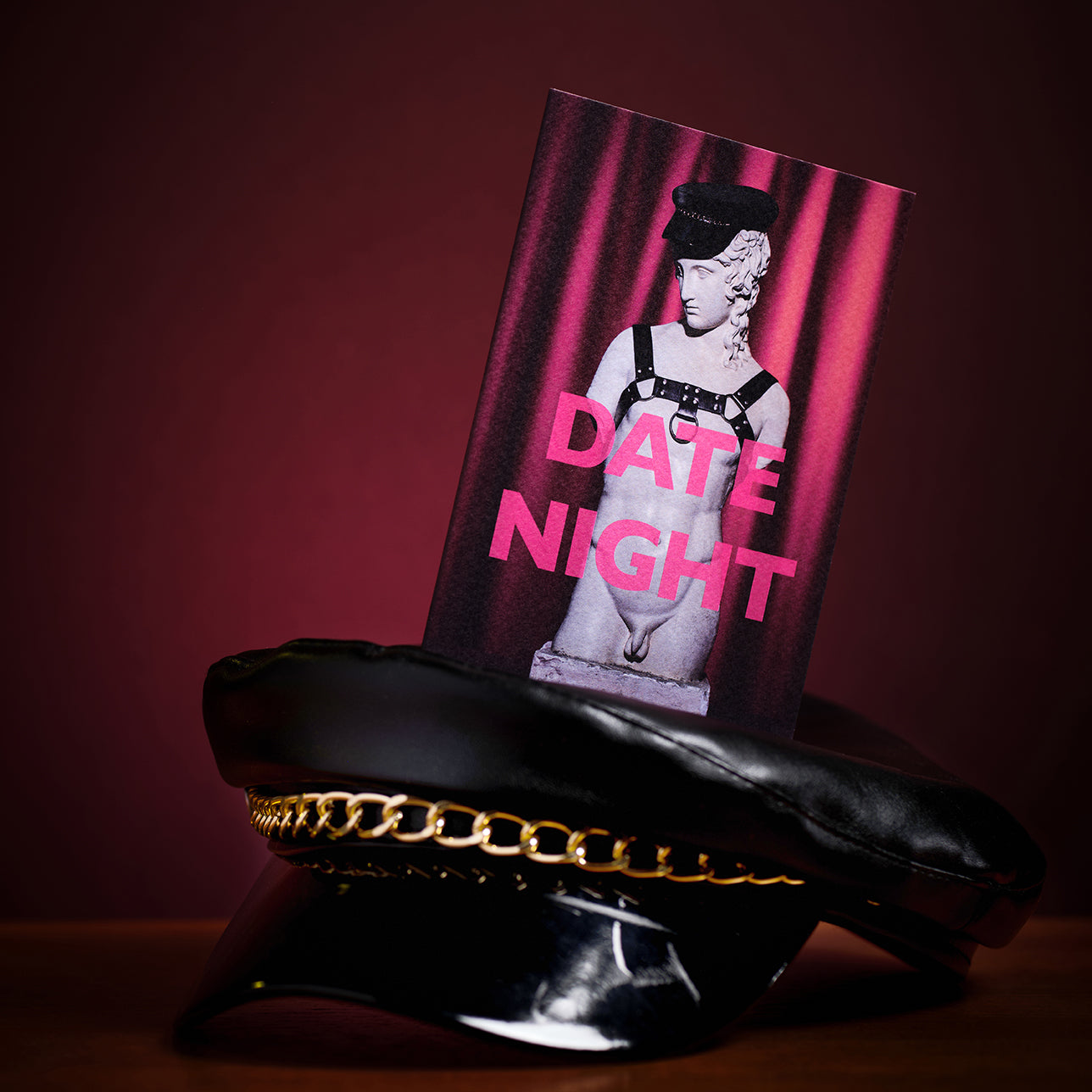 Date Night Flirty Sculpture Greetings Card