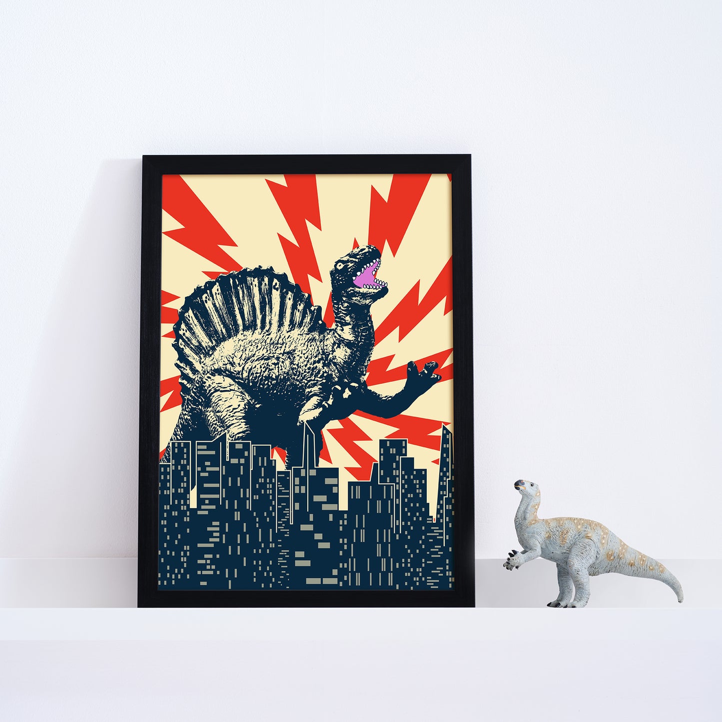 "Monster attack, red " giclée photo print