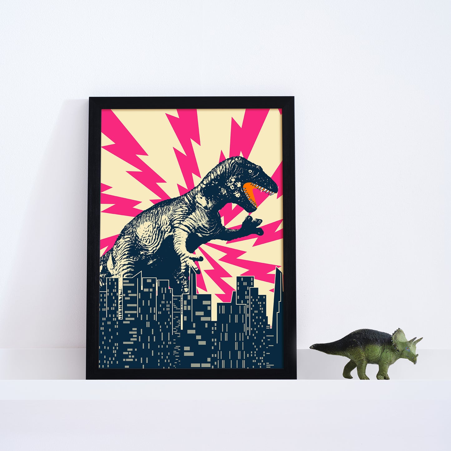 "Monster attack, pink" giclée photo print