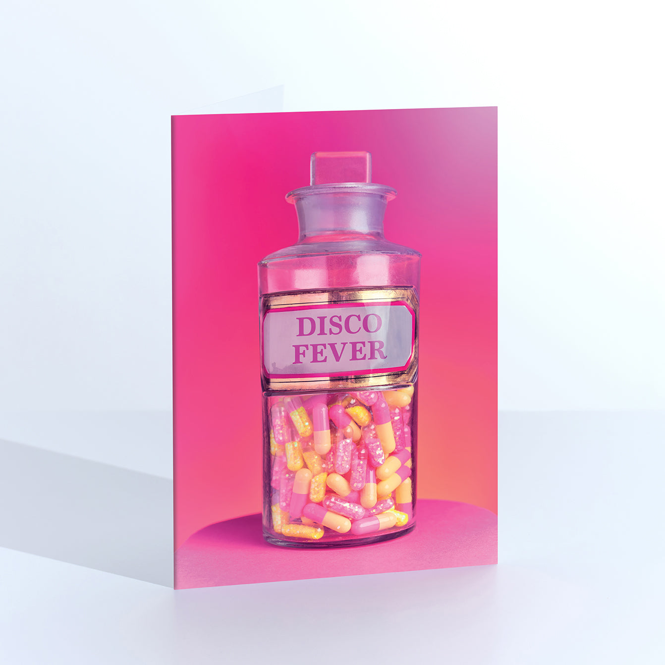 Disco Fever Greetings Card