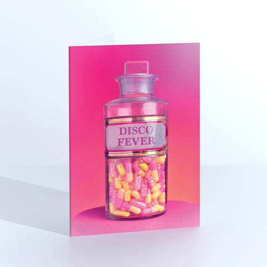 Disco Fever Greetings Card