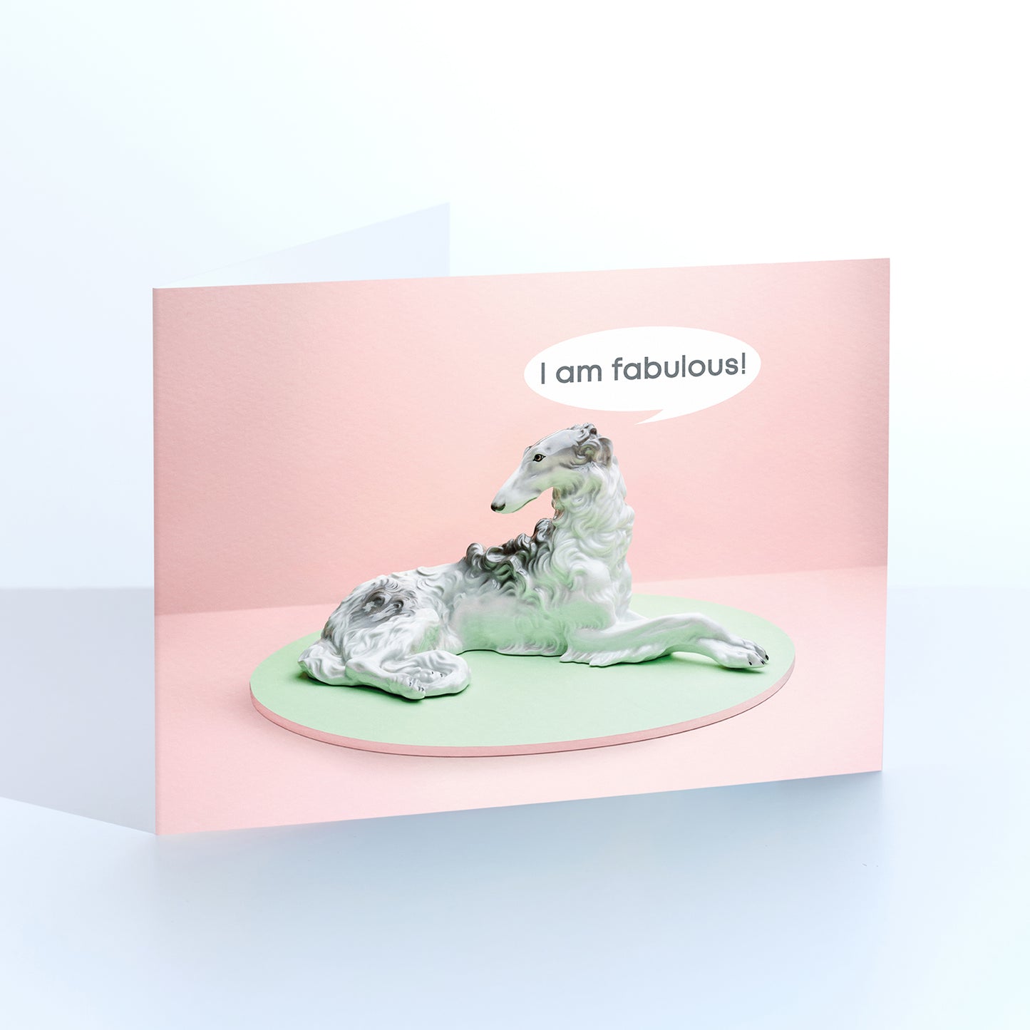 Shelf Talk I am Fabulous Dog Greetings Card