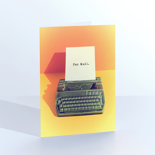 TypeHype Fan Mail Greetings Card