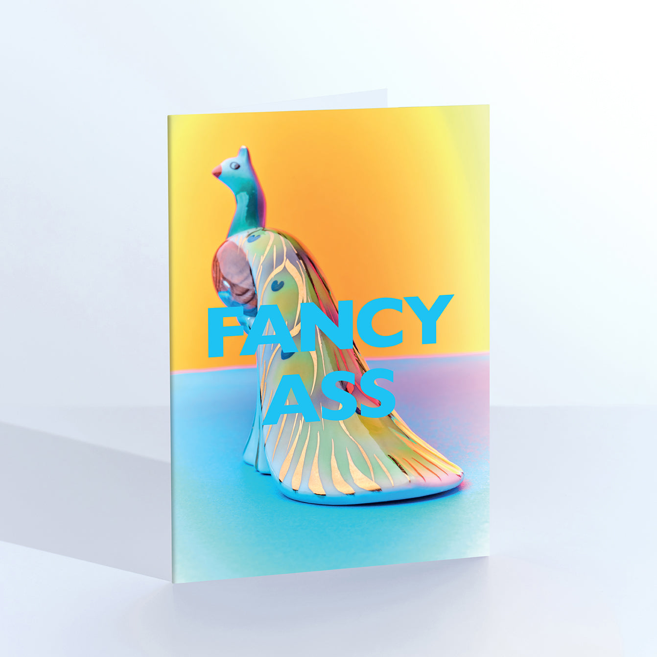 Fancy Ass Peacock Greetings Card