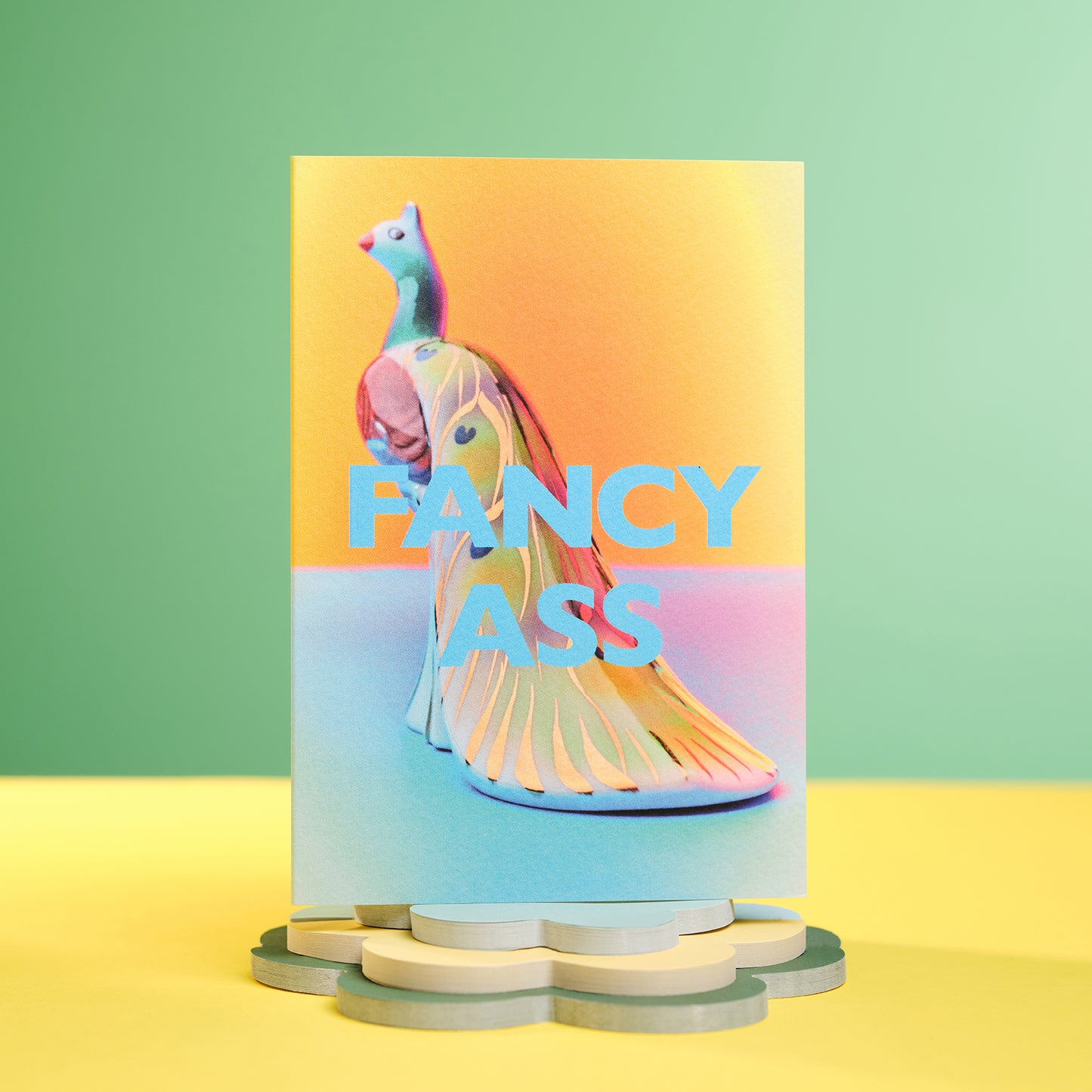 Fancy Ass Peacock Greetings Card