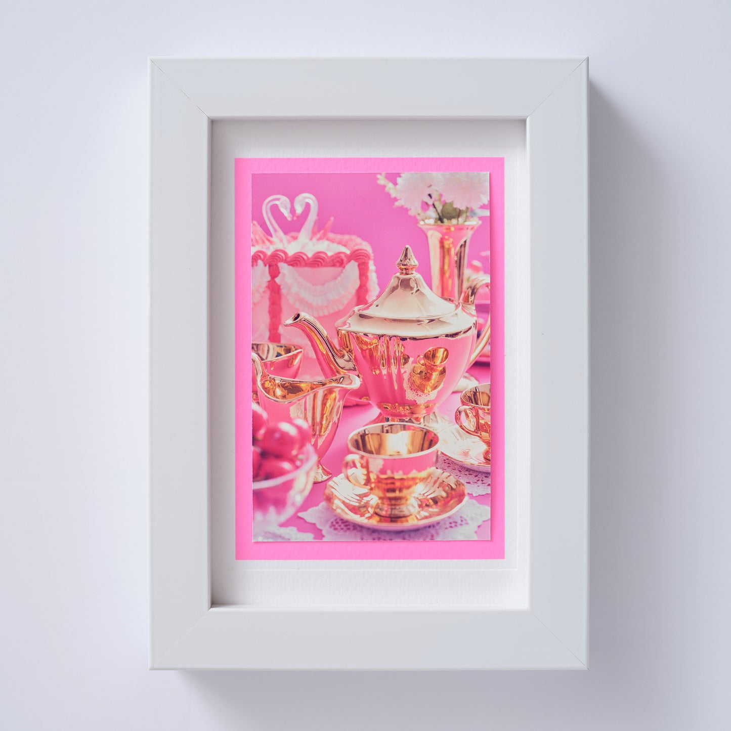 Pot of Gold Afternoon Tea Hand Finished Greetings Card