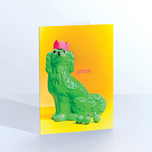 Grinch Dog Christmas Card