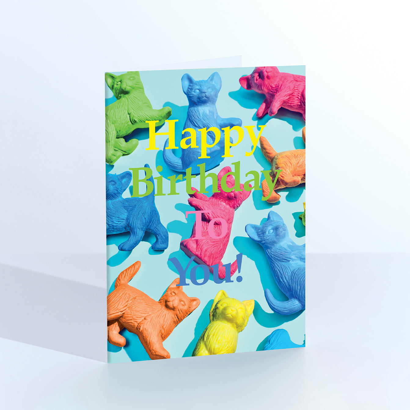 Happy birthday To You Cats Greetings Card