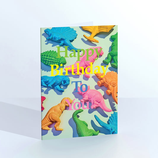 Happy birthday To You Dinos Greetings Card