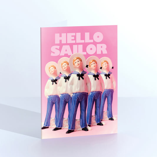 Hello Sailor Greetings Card