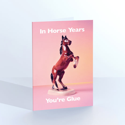 In Horse Years Greetings Card