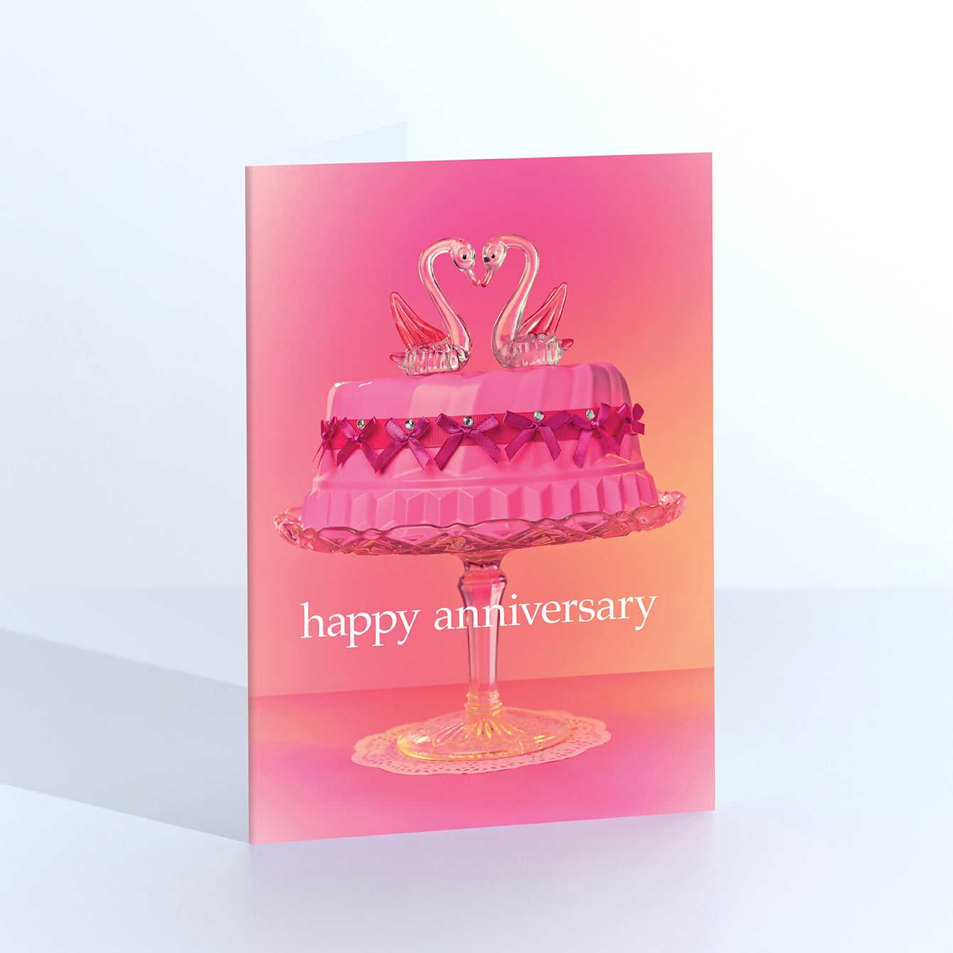 Happy Anniversary Cake Card