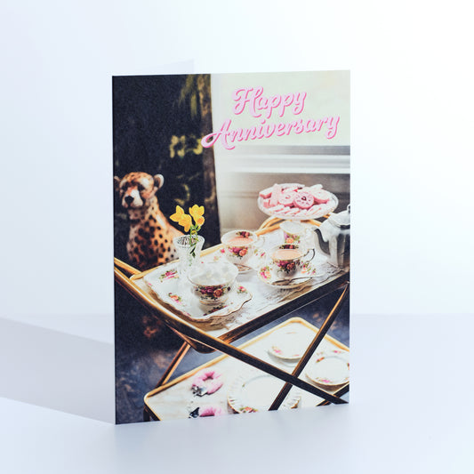 Kinky Tea-time Anniversary Card