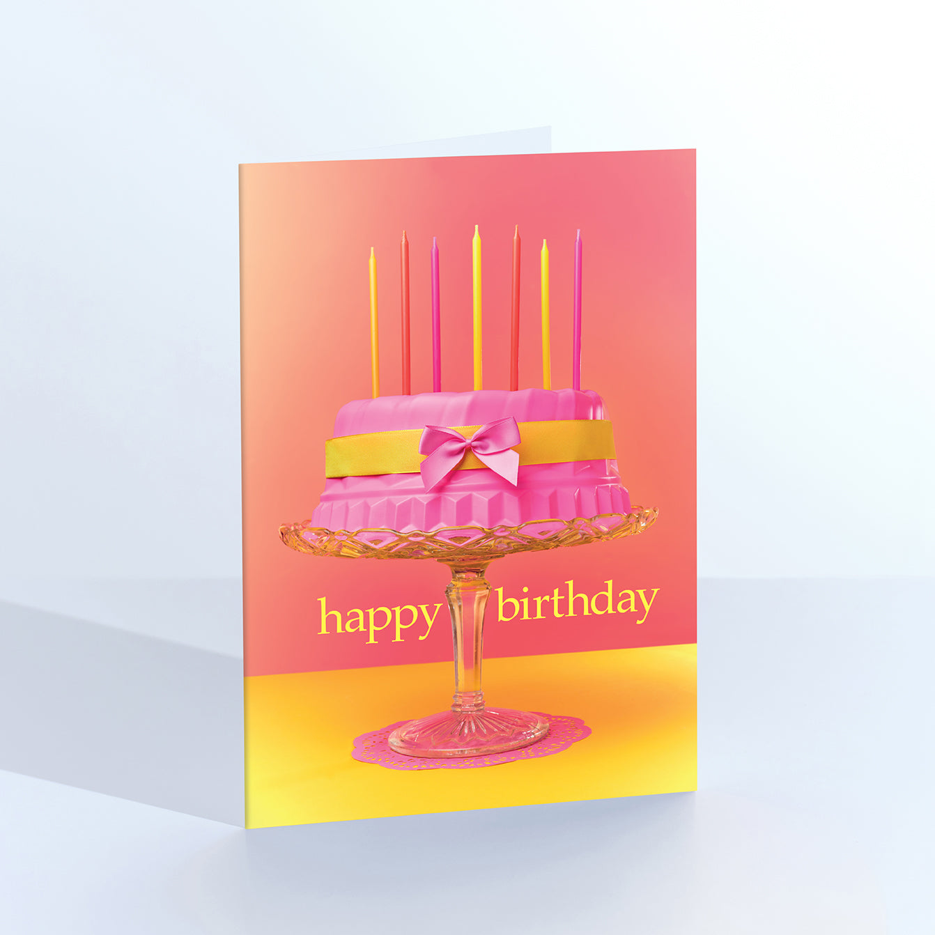 Happy Birthday Cake Card