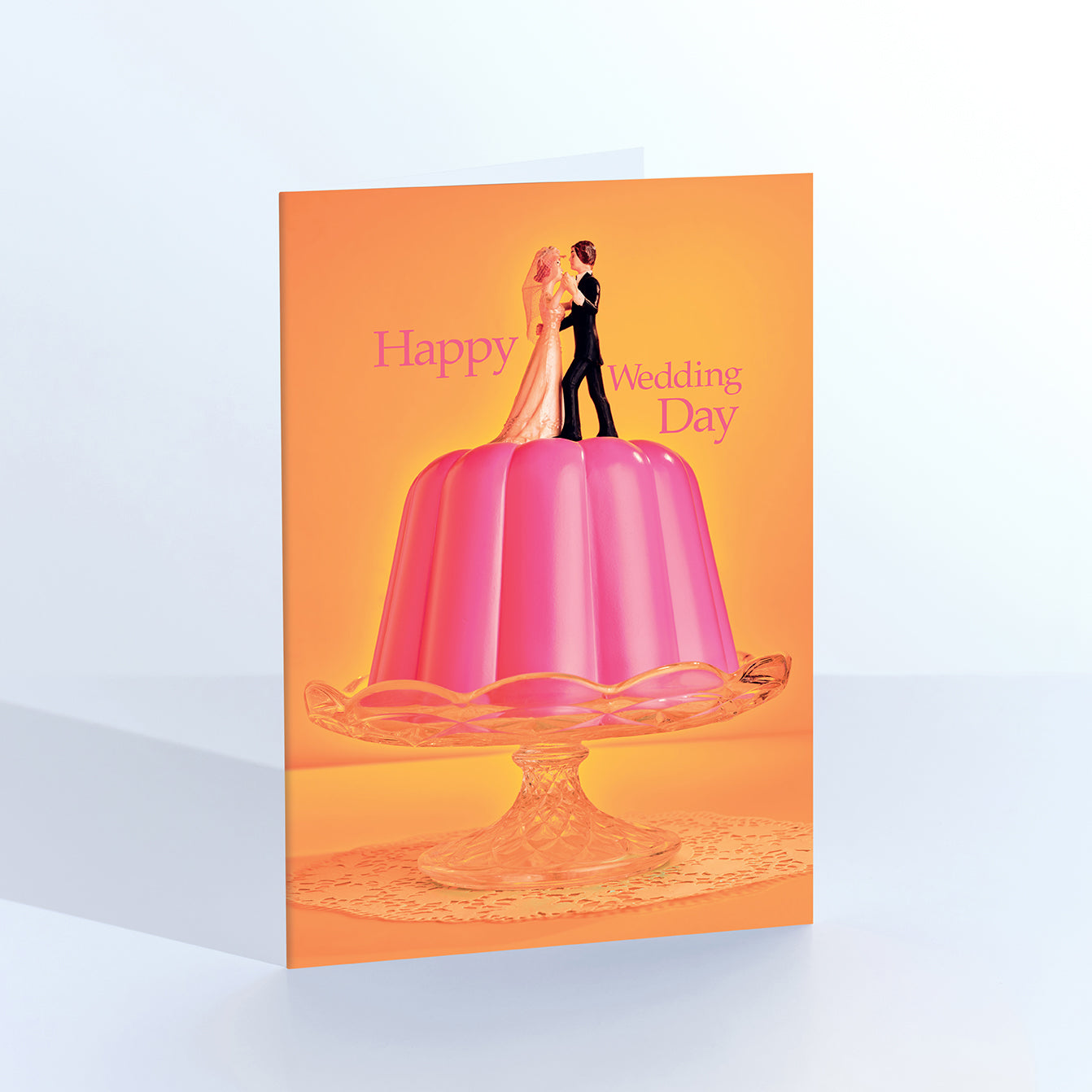 Happy Wedding Day Cake Card