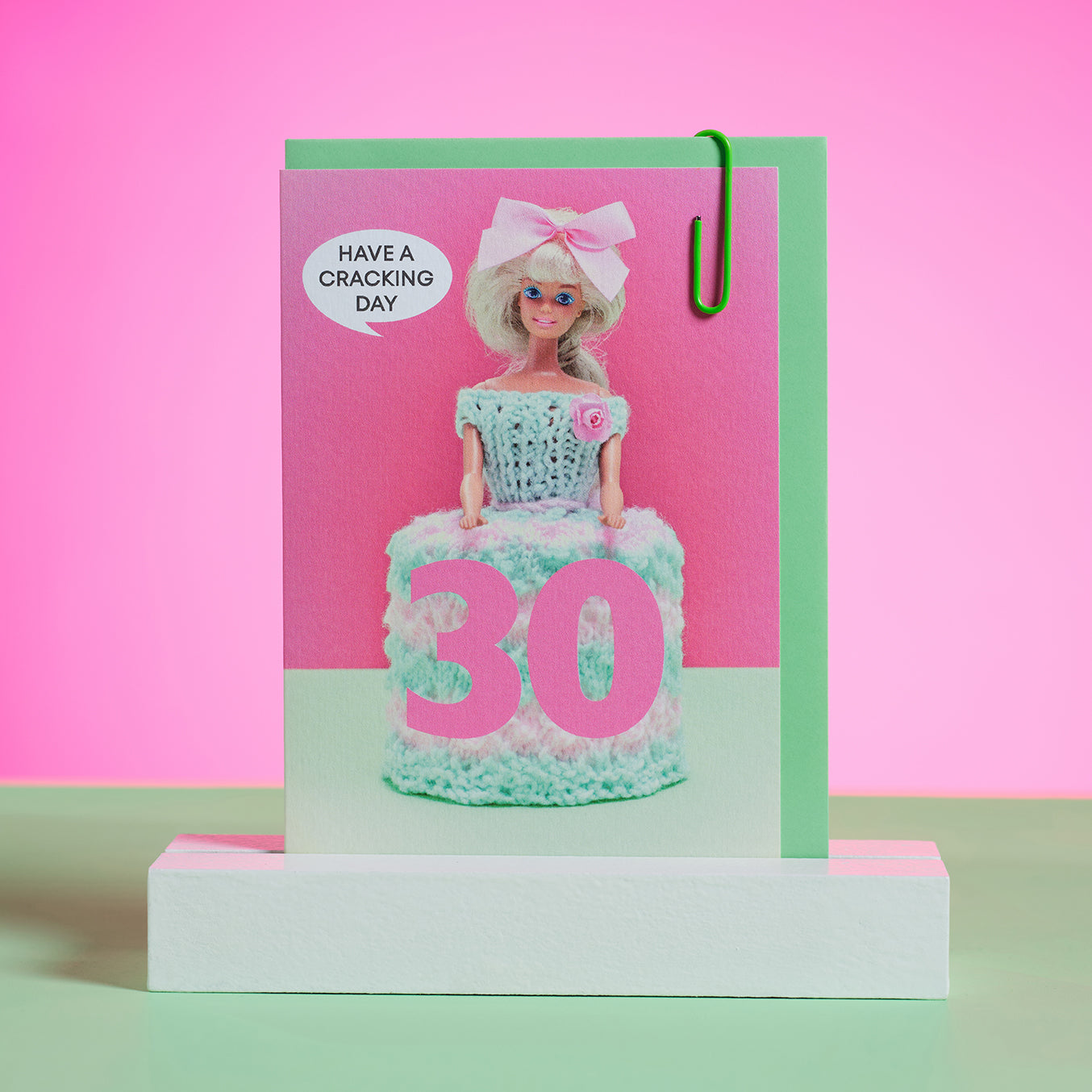 30th Birthday Toilet Doll Greetings Card