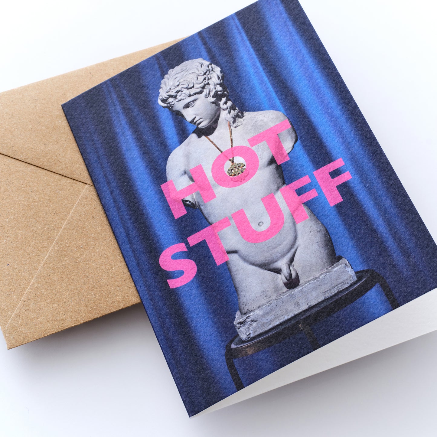 Hot Stuff Sculpture Greetings Card