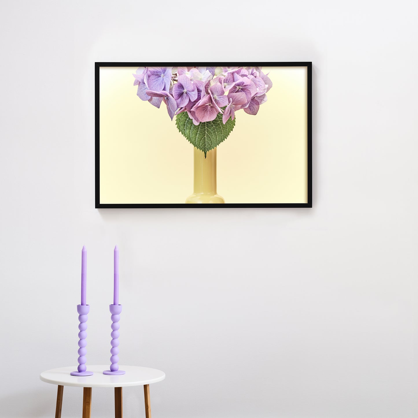 "Hydrangeas pastel wash" giclée photo print