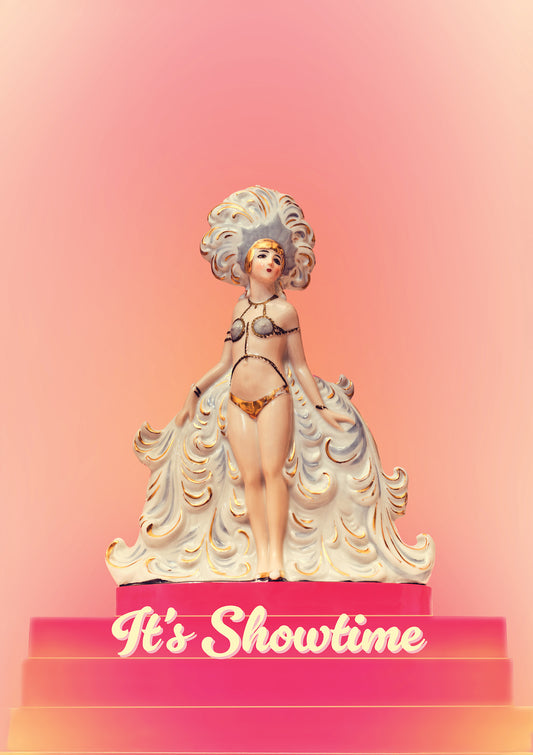 "It's Showtime" showgirl giclée photo print