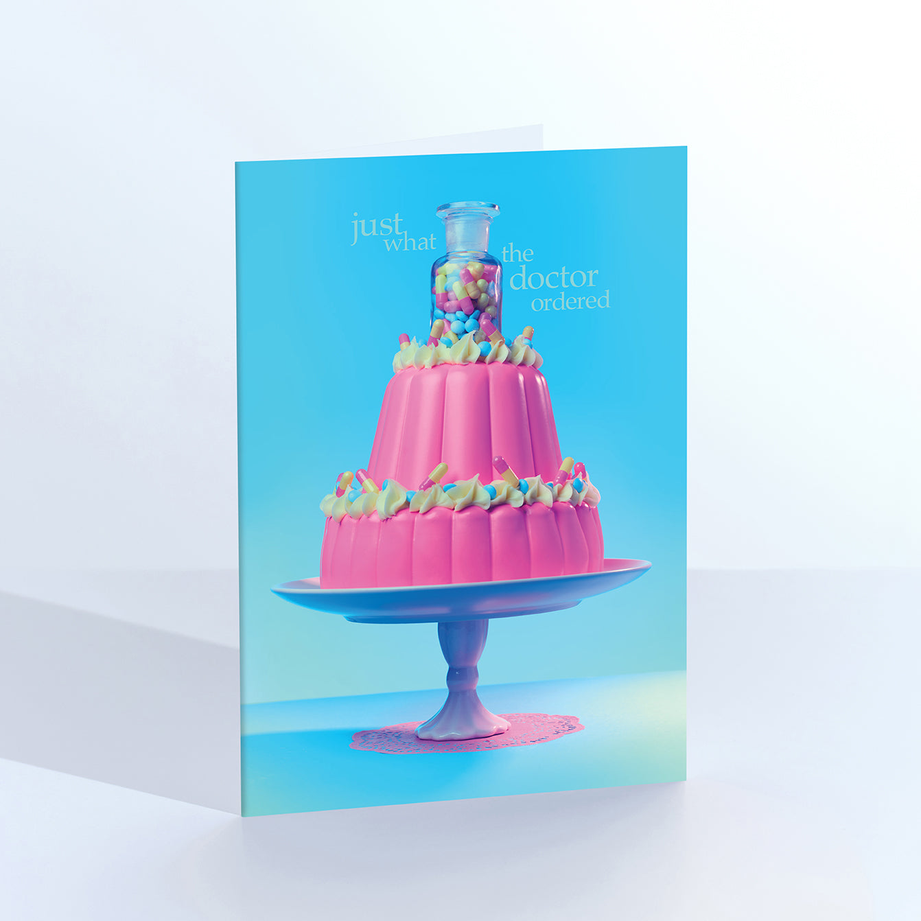 Just What The Doctor Ordered Cake Card