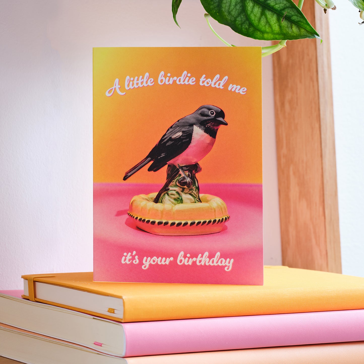 A Little Bird Birthday Greetings Card