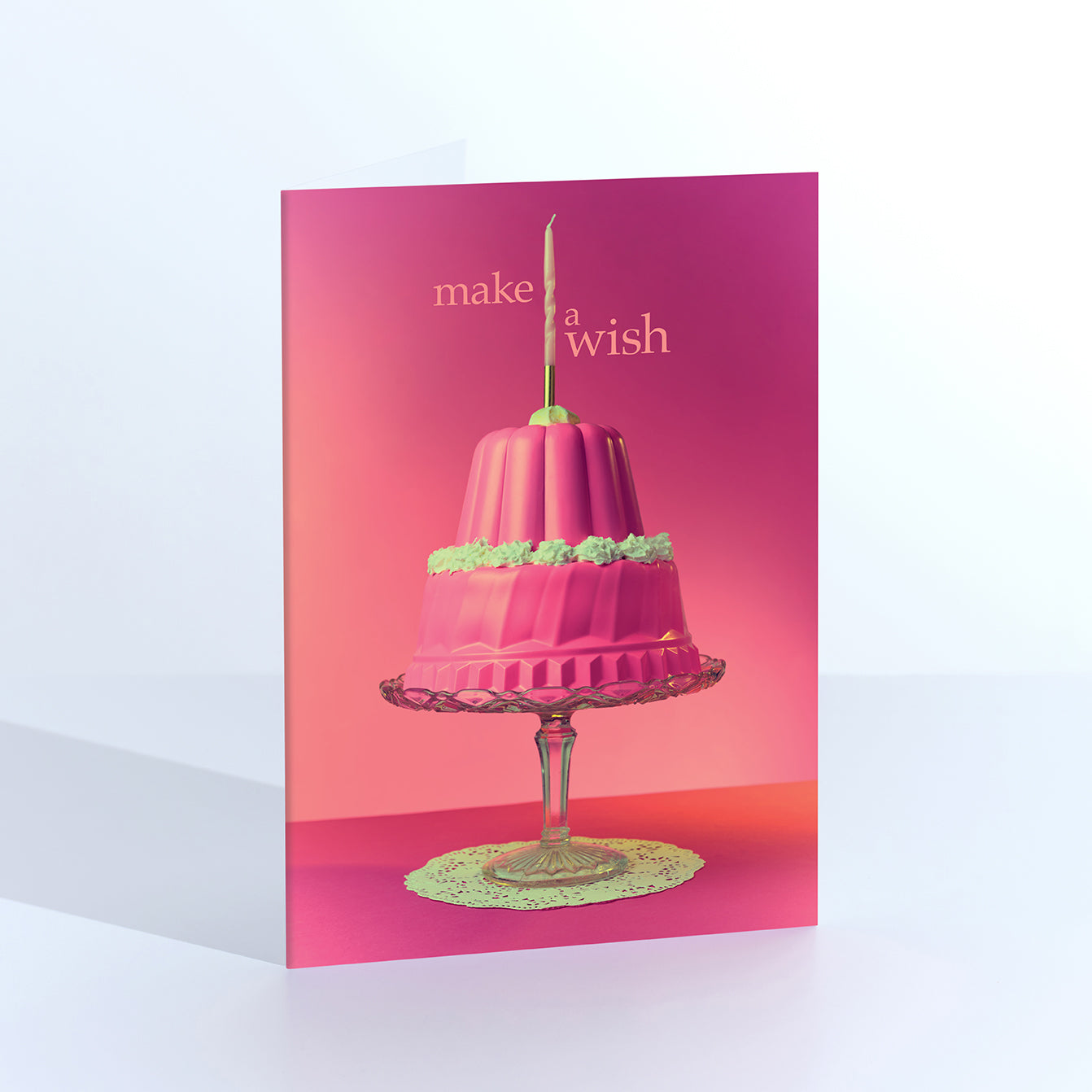 Make a Wish Cake Birthday Card