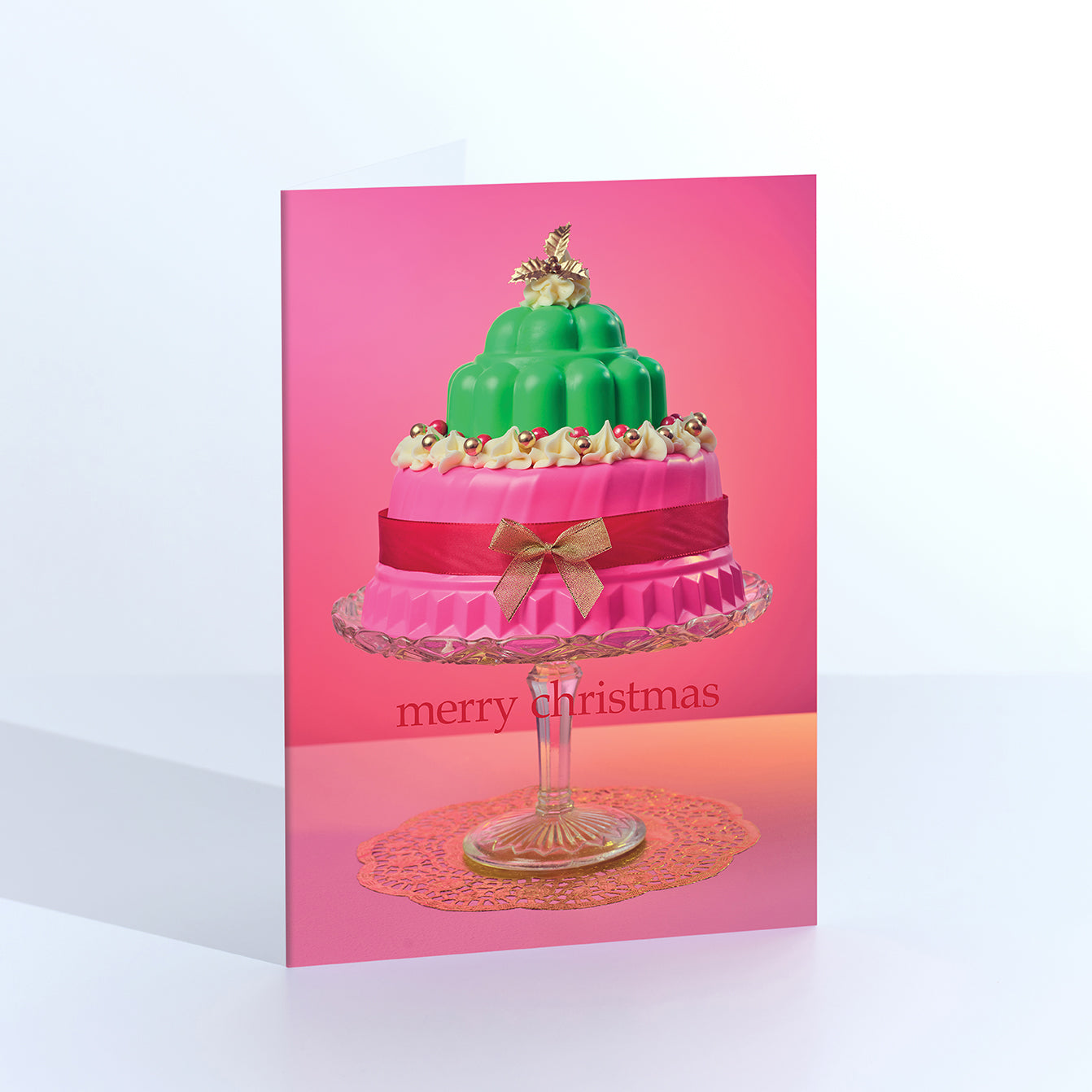 Merry Christmas Cake Card