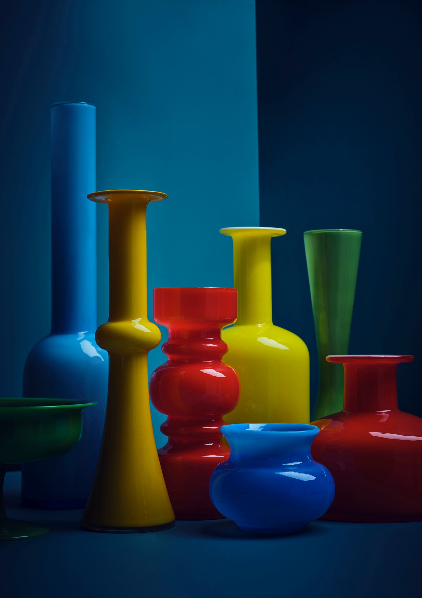 "Mid-century glass ,The Brights" giclée photo print