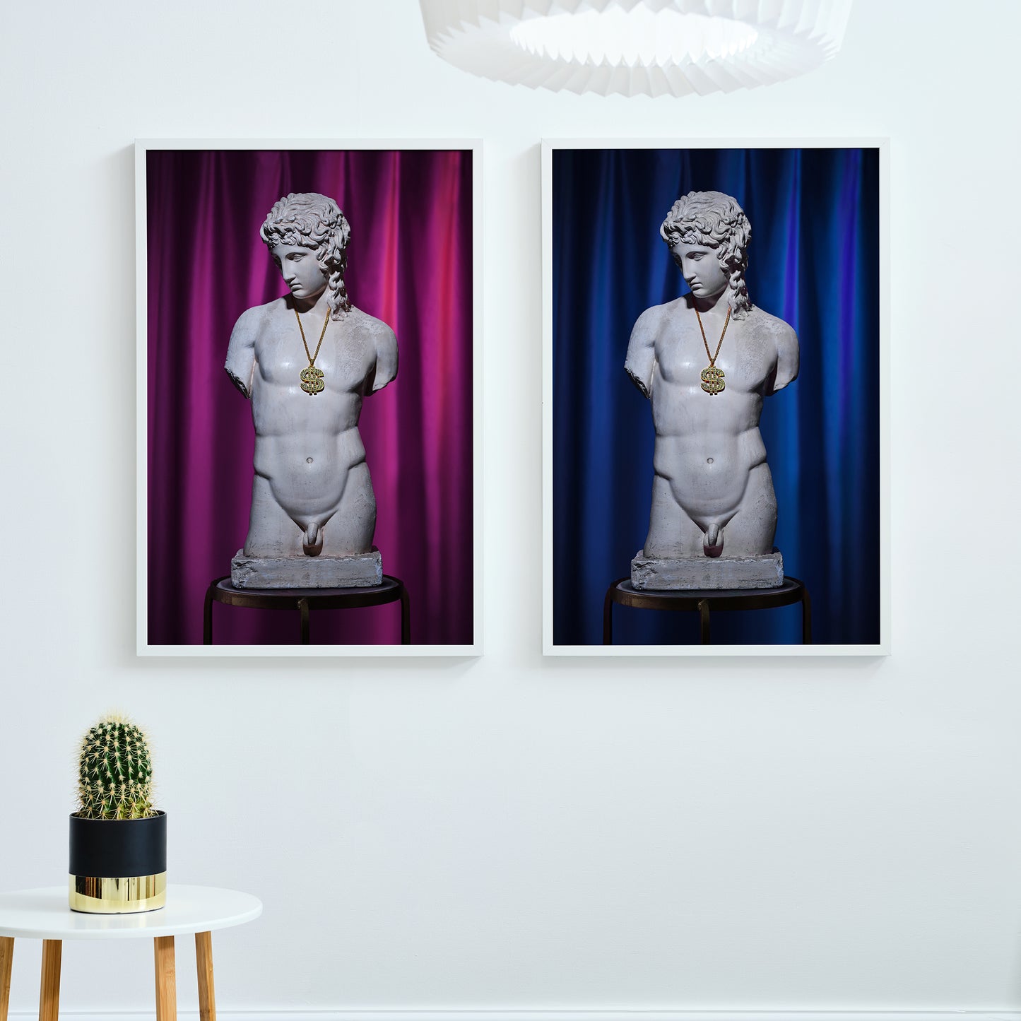 "Million dollar duo" pair of giclée photo prints